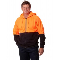 Men's High Visibility Two Tone Fleecy Hoodie