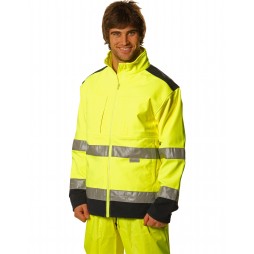 Hi-vis Two Tone Softshell Jacket With 3m Tape