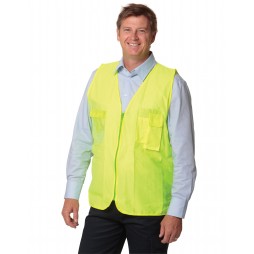 Hi-vis Safety Vest With Id Pocket