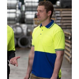 Hi Vis Short Sleeve Traditional Polo