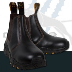 Full Grain Claret Leather - Chelsea Elastic Sided Boot