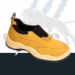 Wheat Nubuck Leather - Slip On Sports Shoe