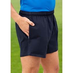 Elastic Waist Cotton Drill Shorts