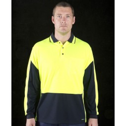 Hi Vis Long Sleeve Gap Polo