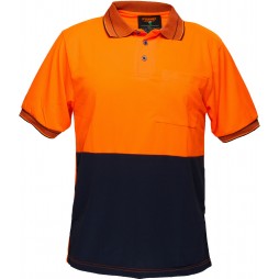 Short Sleeve Cotton Backed Polo