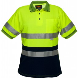 Short Sleeve Cotton Backed Polo With tape