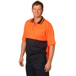 High Visibility Short Sleeve TrueDry Polo