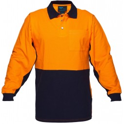 Long Sleeve Cotton Polo shirt